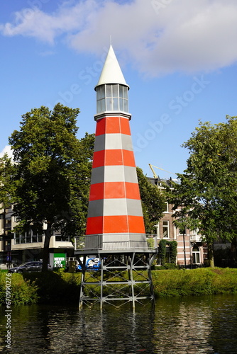 The lighthouse by Aldo Rossi at Valkenberg Park in Breda, Netherlands photo