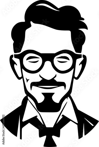 Teacher - High Quality Vector Logo - Vector illustration ideal for T-shirt graphic