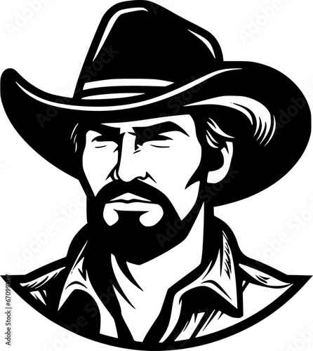 Western - High Quality Vector Logo - Vector illustration ideal for T-shirt graphic