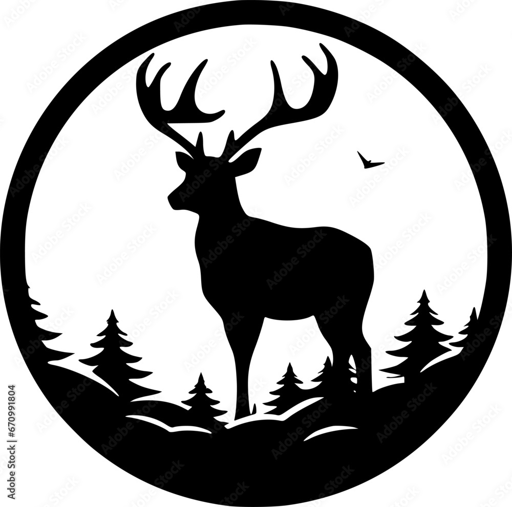 Dear | Minimalist and Simple Silhouette - Vector illustration Dear | Minimalist and Simple Silhouette - Vector illustration