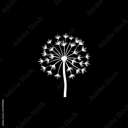 Dandelion - High Quality Vector Logo - Vector illustration ideal for T-shirt graphic