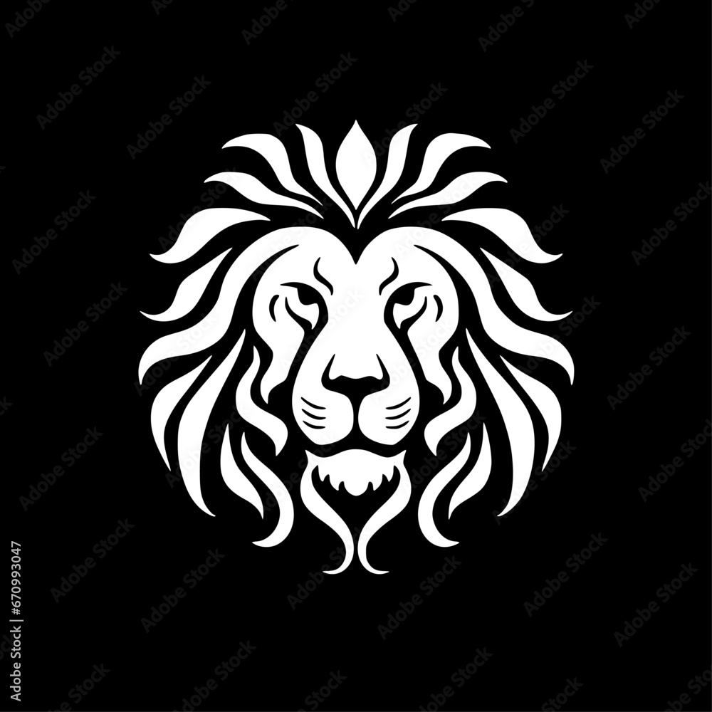 Lion | Minimalist and Simple Silhouette - Vector illustration Lion | Minimalist and Simple Silhouette - Vector illustration