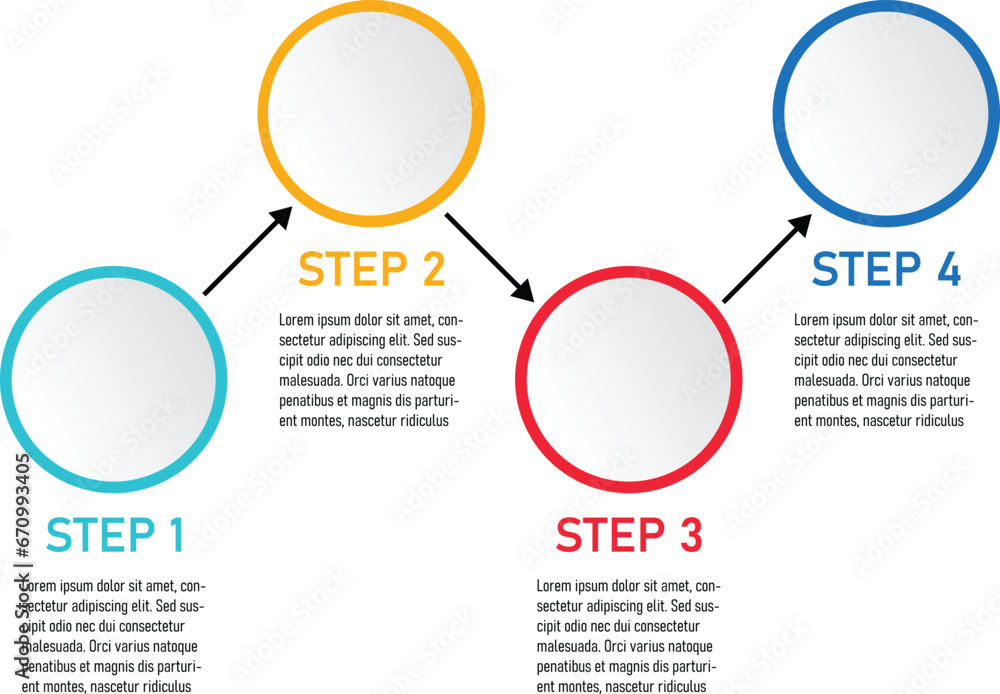 Infographics design vector and marketing icons can be used for workflow layout. Vector illustration