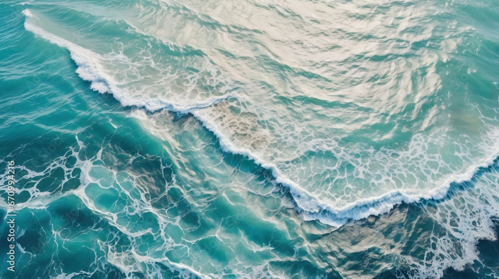 Fototapeta premium Bird's-eye view of the sea