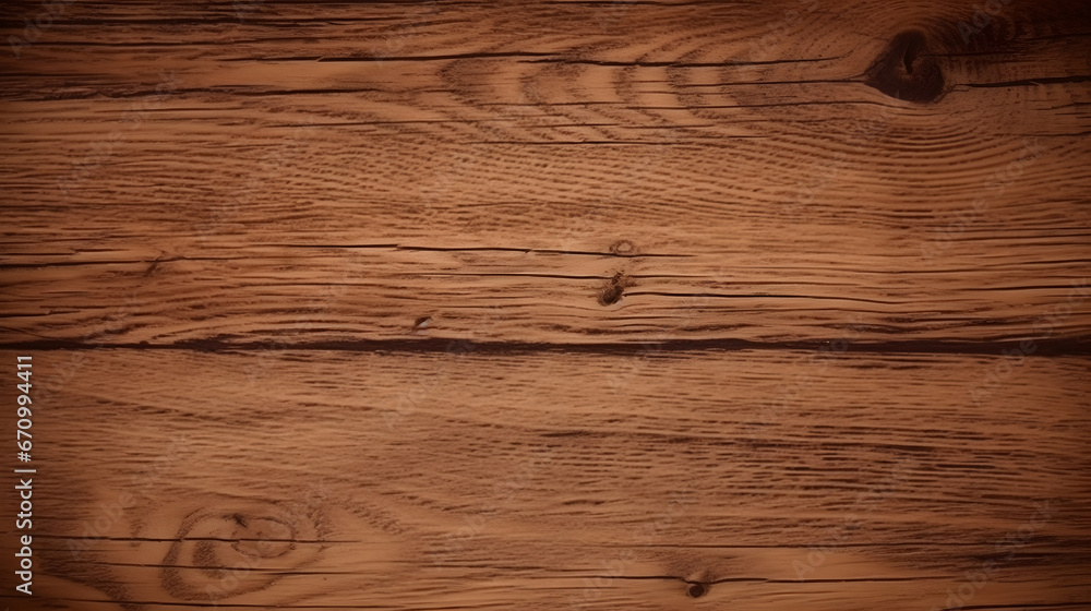 Naklejka premium Surface of the old brown wood texture. Old dark textured wooden background. Dark wooden texture. Rustic three-dimensional wood texture. Wood background.Top view.