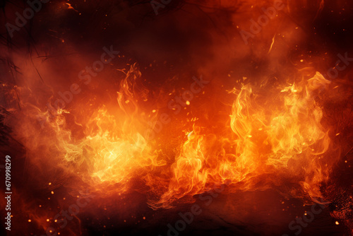 Fire background.
