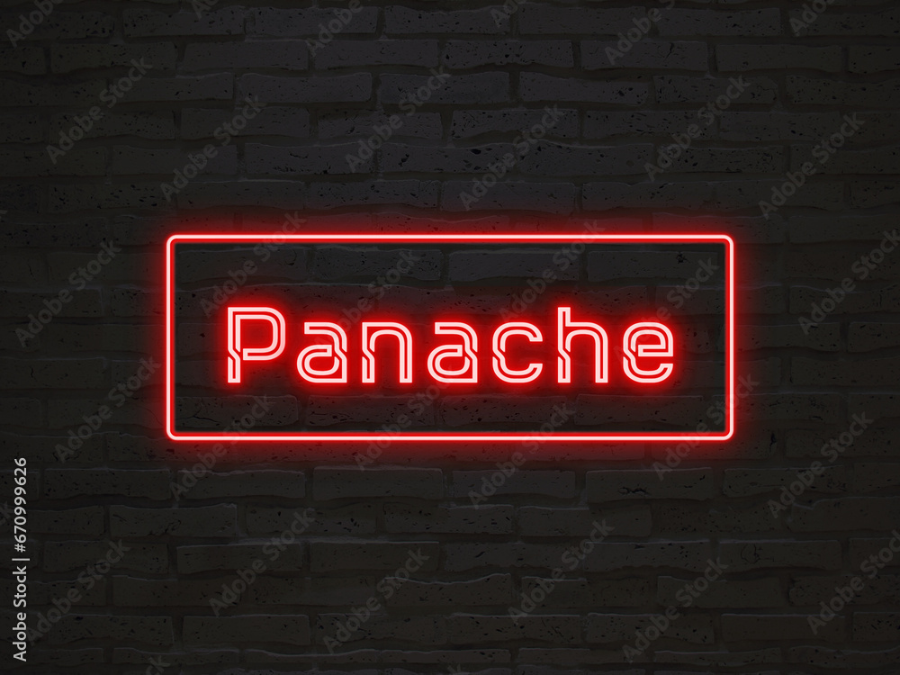 Panache のネオン文字