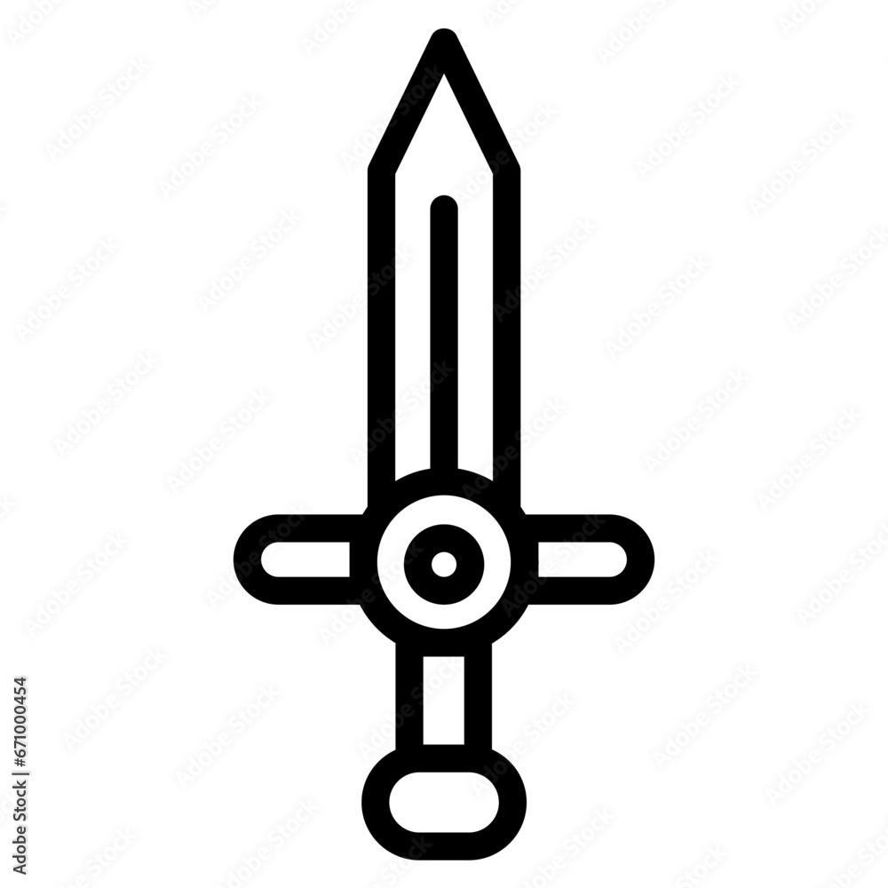 Fototapeta premium sword line