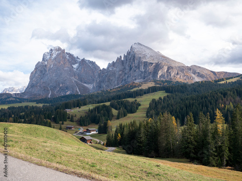 Wallpaper Mural Feeling of nature on the Seiser Alm in the Dolomites, Italy Torontodigital.ca