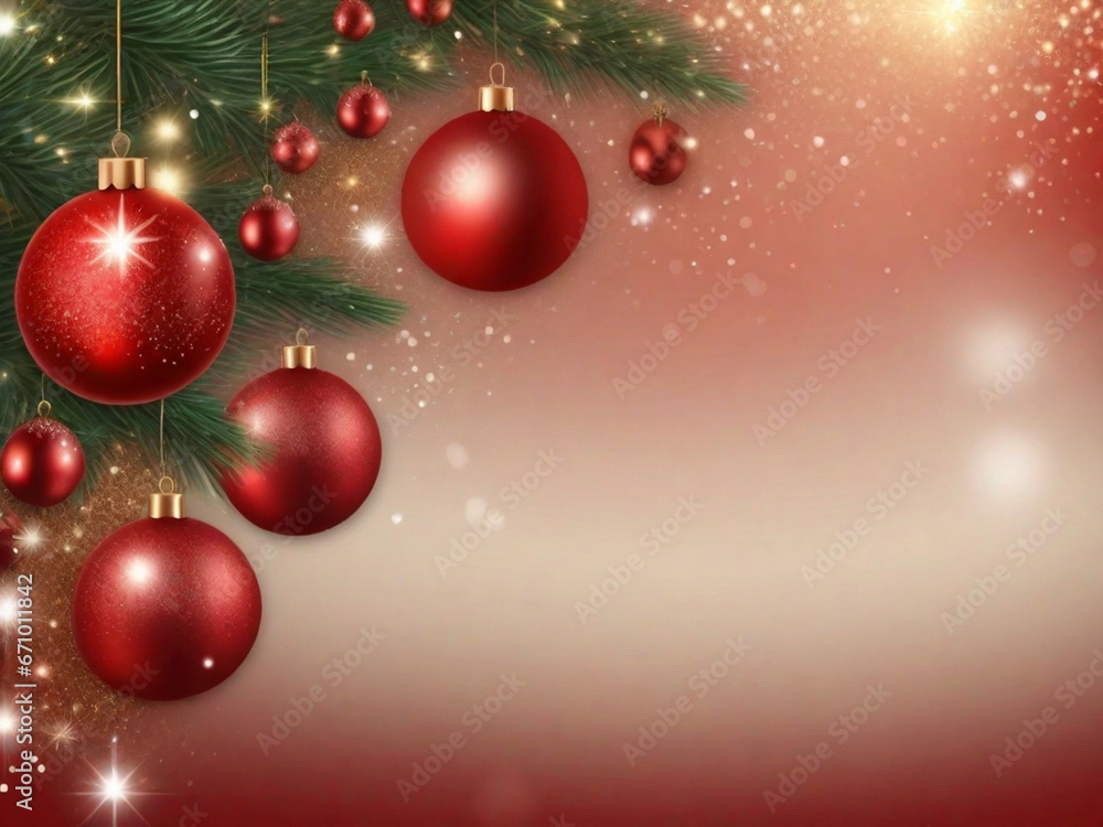 christmas background with balls christmas background with balls