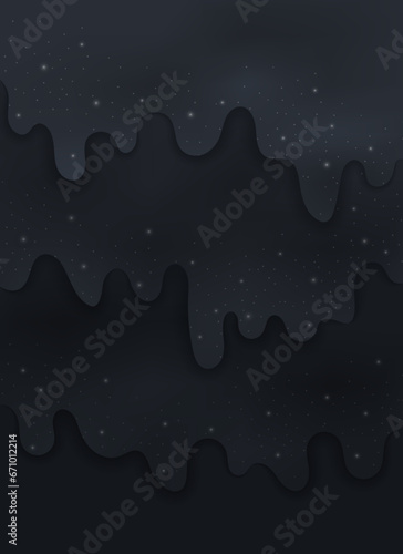 Abstract vertical background with glitter slime.