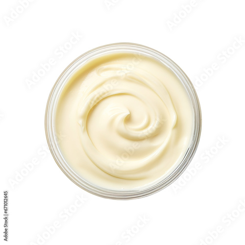 Mayonaise isolated on transparent background Remove png, Clipping Path