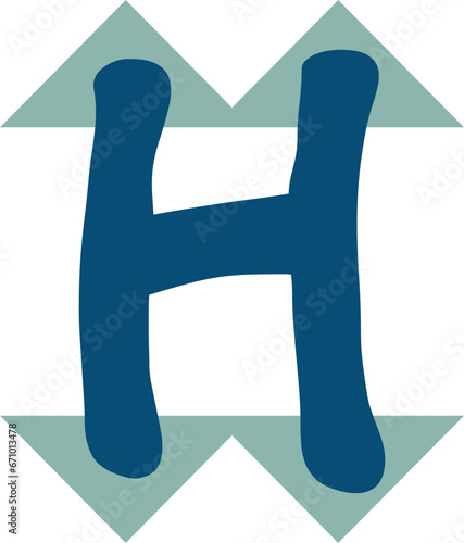 Alphabet Ransom Note H