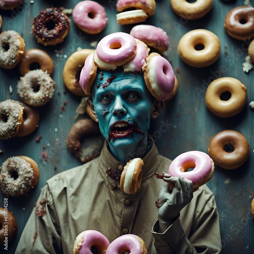 Zombie donut funny