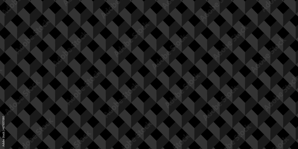 Abstract geometric black block cube structure mosaic and tile square background. Seamless geometric pattern abstract background. abstract cubes geometric dark black color backdrop hexagon technology. Abstract geometric black block cube structure mosaic and tile square background. Seamless geometric pattern abstract background. abstract cubes geometric dark black color backdrop hexagon technology.