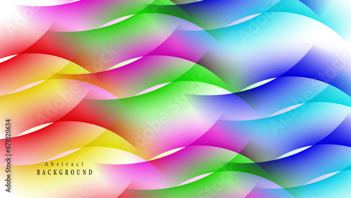 Abstract background with colorful lines. Concept of cover with dynamic effect. Modern screen.