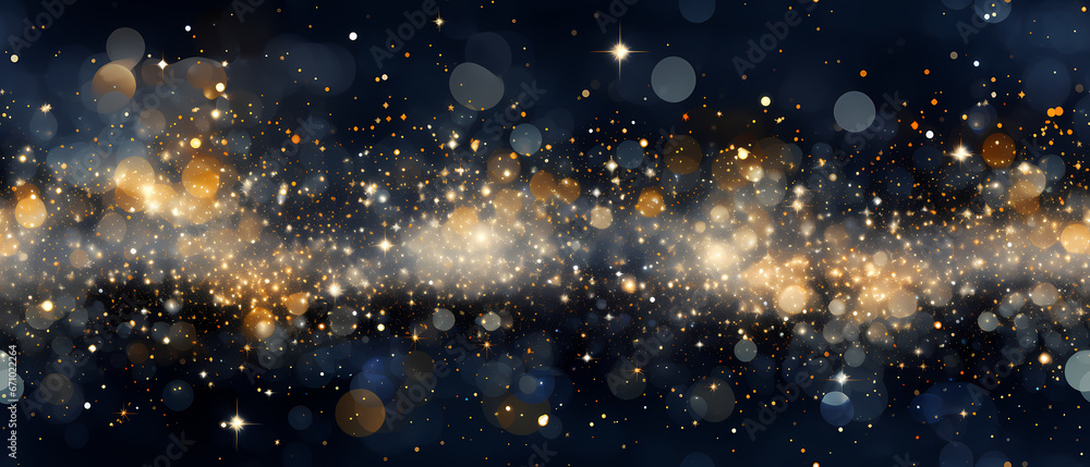 luxury christmas pattern, abstract starry night illustration, metallic gold and midnight blue luxury christmas pattern, abstract starry night illustration, metallic gold and midnight blue