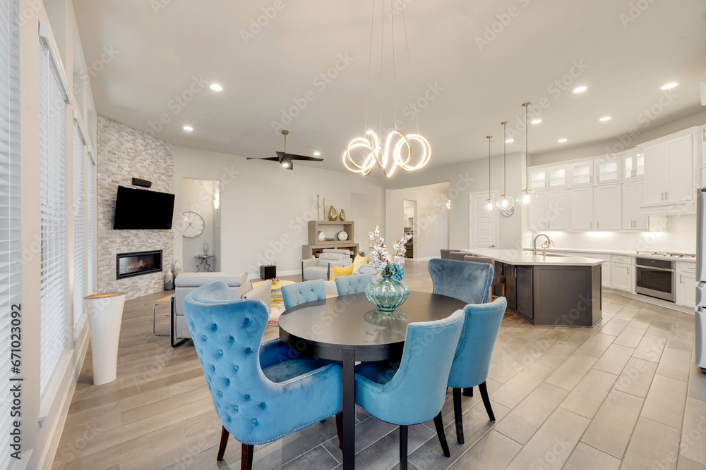 Fototapeta premium a home dining room