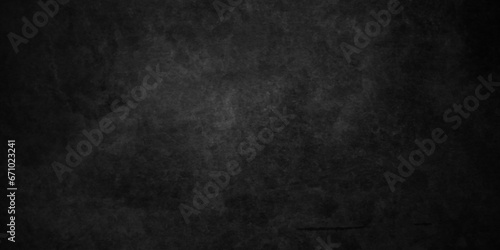 Abstract dark black stone marble wall concrete texture backdrop background anthracite panorama. Blackboard blank dirty chalkboard Panorama dark grey black slate background or texture.
