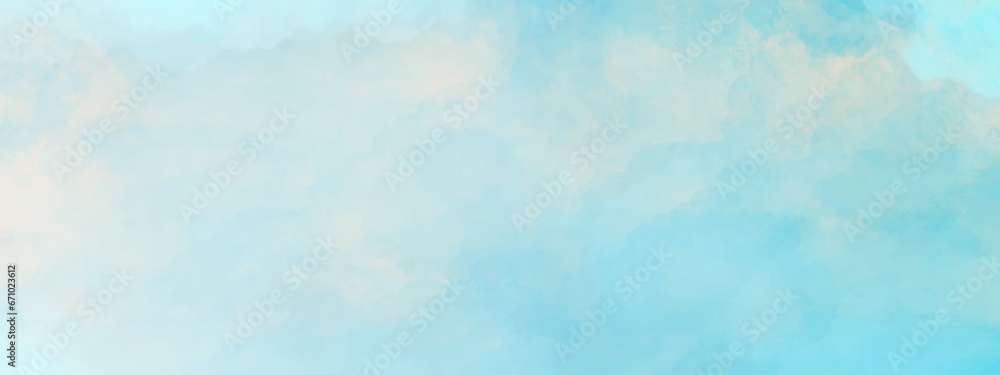 The white blue sky watercolor smoke cloudy sea beach pattern underwater image wallpaper background modern summer template offer page use canvas banner marketing purpose use tiles marble tiles use