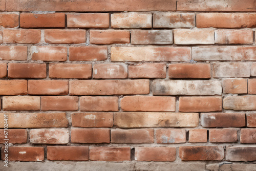 bricks wall  masonry background. Solid clay bricks used for construction.