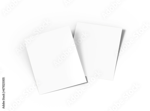 Wallpaper Mural Blank 8.5x11 inc letter 3d render on a transparent background Torontodigital.ca