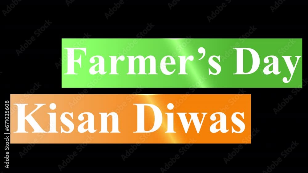 Farmer's Day - animated - Lower third - HD - Alpha Farmer's Day - animated - Lower third - HD - Alpha