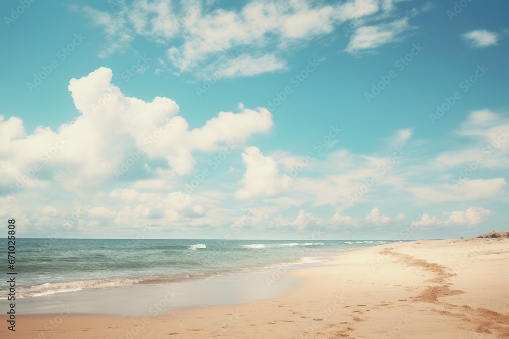 Tranquil Beach Horizon.