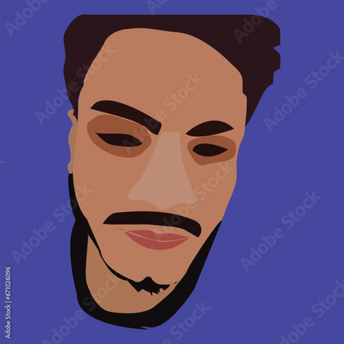 Print photography editing illustration.