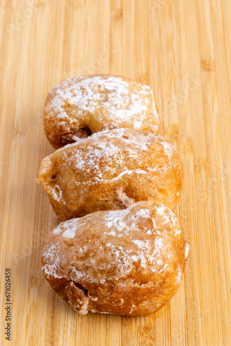 typical dessert of the day of the saints in Spain photo