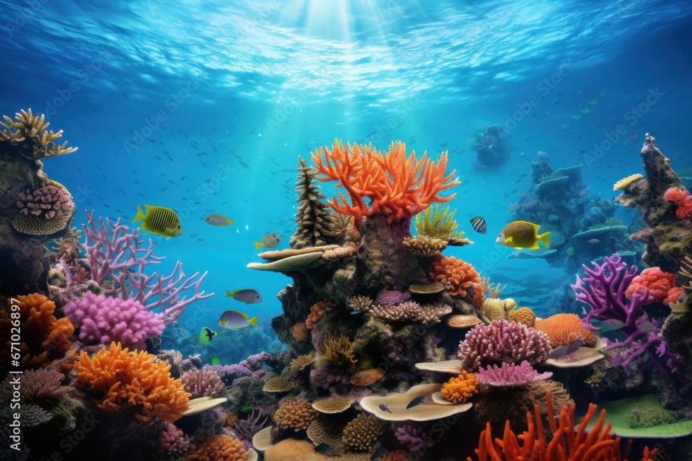 Vibrant Coral Reefs.