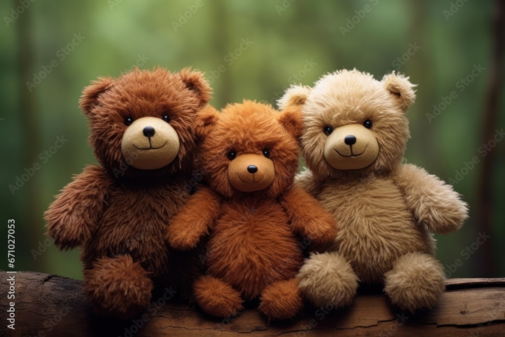 Adorable Teddy Bears.