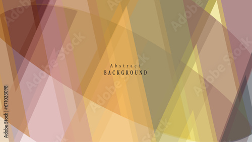 Geometric light yellow triangle shape gradient color background