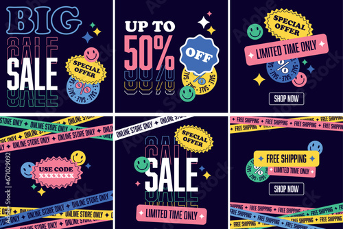 Instagram template e-commerce sales offers