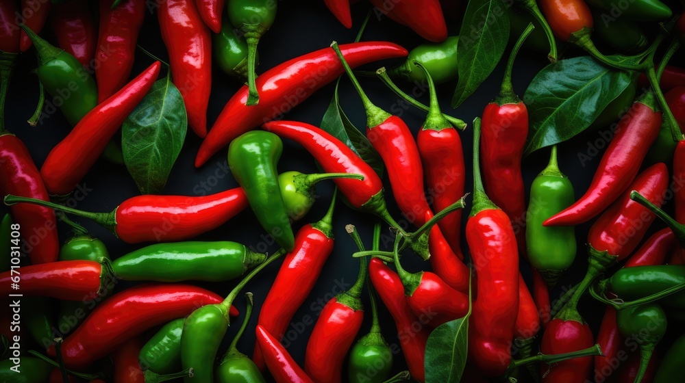 Chili background, AI generated Image Chili background, AI generated Image