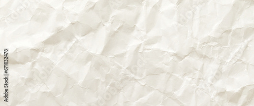 Vector wrinkled packaging paper as background, brown crumpled paper texture for background. photo