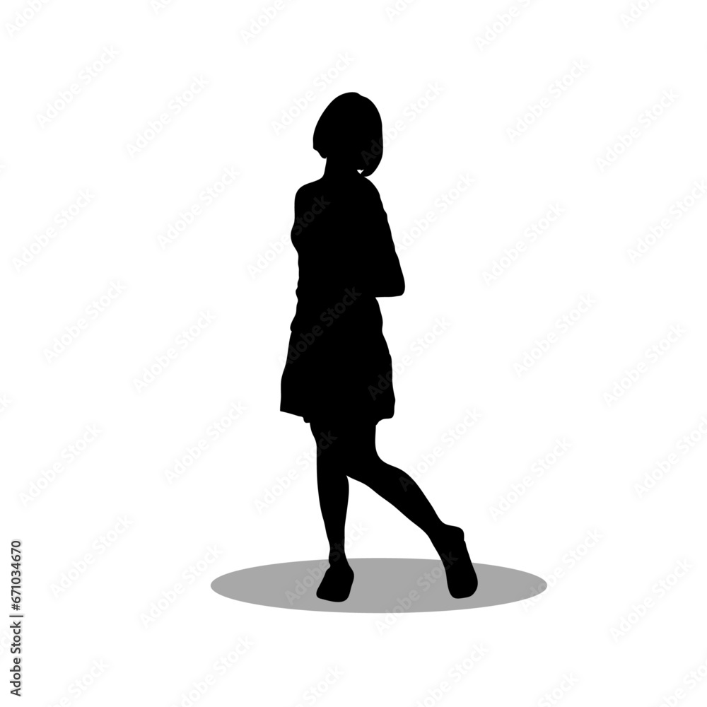 Women silhouette vector
