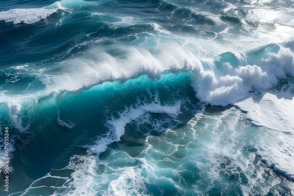 Turbulent waves of the sea Turbulent waves of the sea