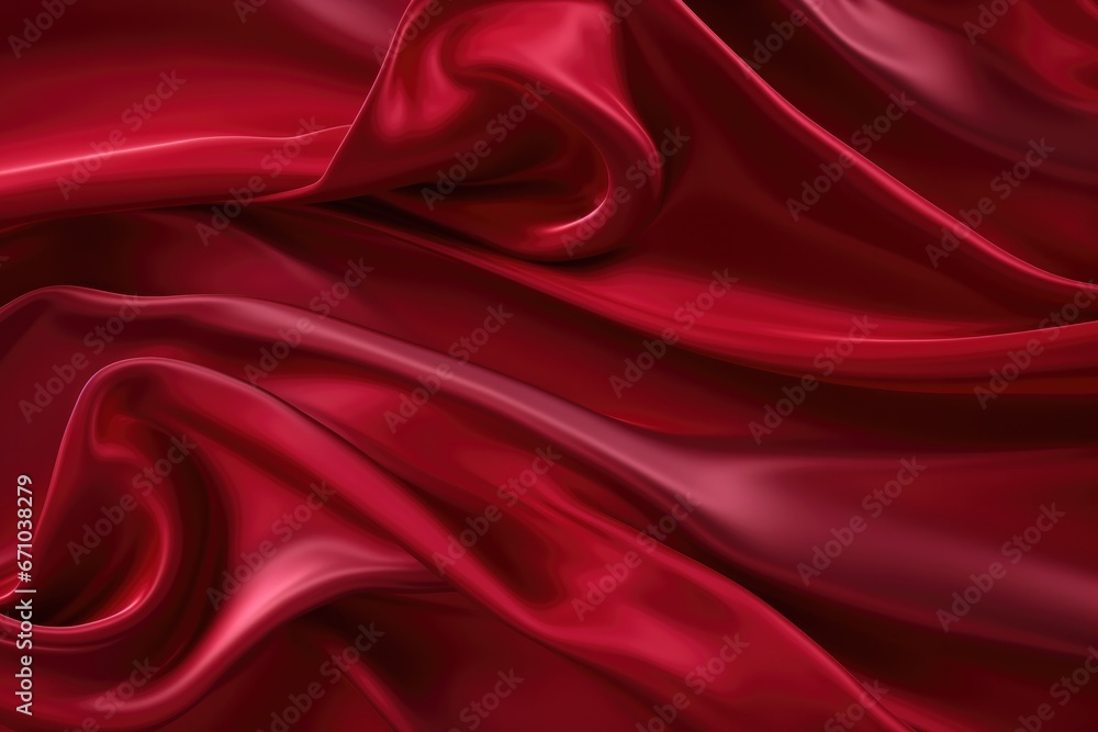 Abstract Maroon Silk Texture With Royal Red, Oil Marble Effect Abstract Maroon Silk Texture With Royal Red, Oil Marble Effect