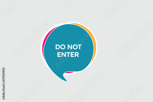  new do not enter website, click button, level, sign, speech, bubble banner, 