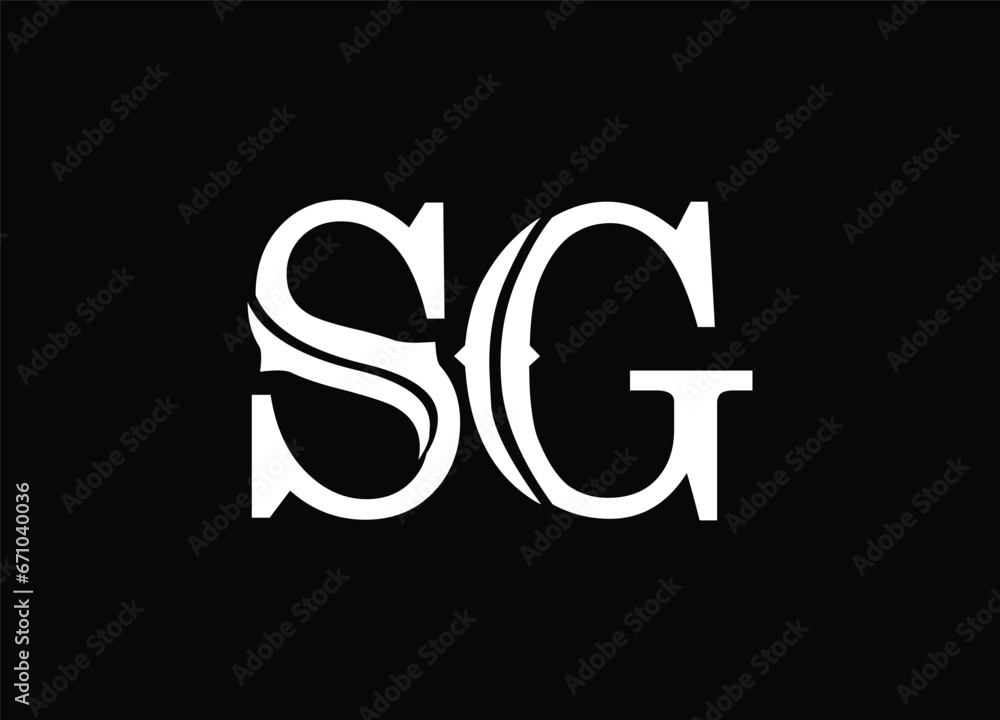 sg letter logo and monogram logo sg letter logo and monogram logo