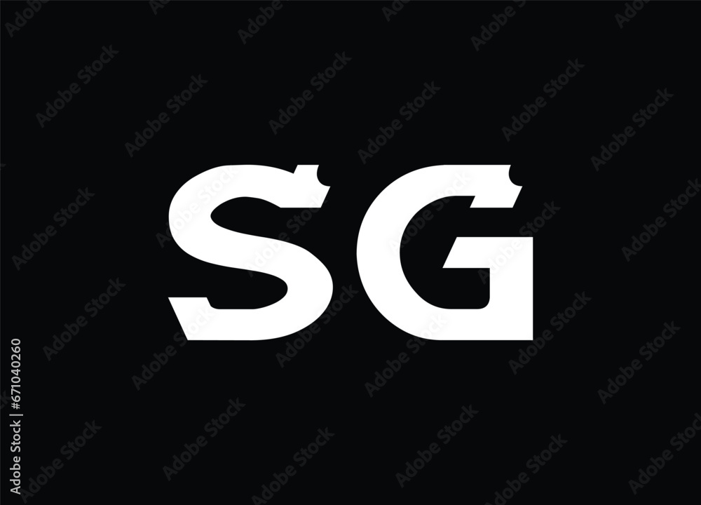 sg letter logo and monogram logo sg letter logo and monogram logo