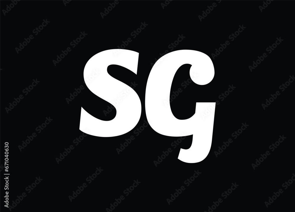 sg letter logo and monogram logo sg letter logo and monogram logo