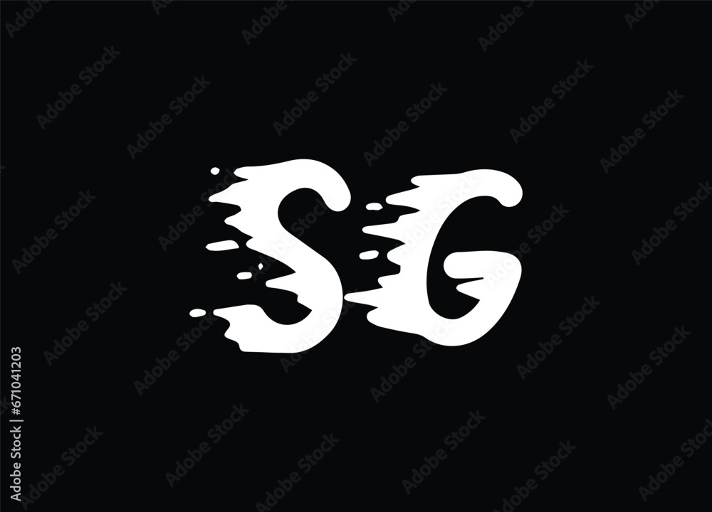 sg letter logo and monogram logo sg letter logo and monogram logo