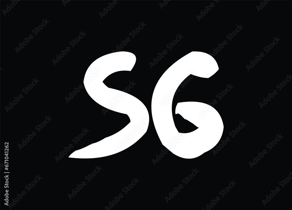 sg letter logo and monogram logo sg letter logo and monogram logo