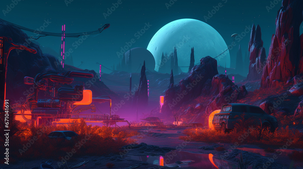 Uncover the Nightmare - Exploring a Neon Horror World in Stunning Ultra ...