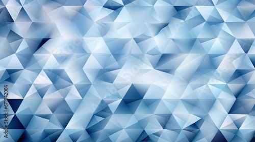  a blue abstract background with a lot of small triangular shapes. generative ai