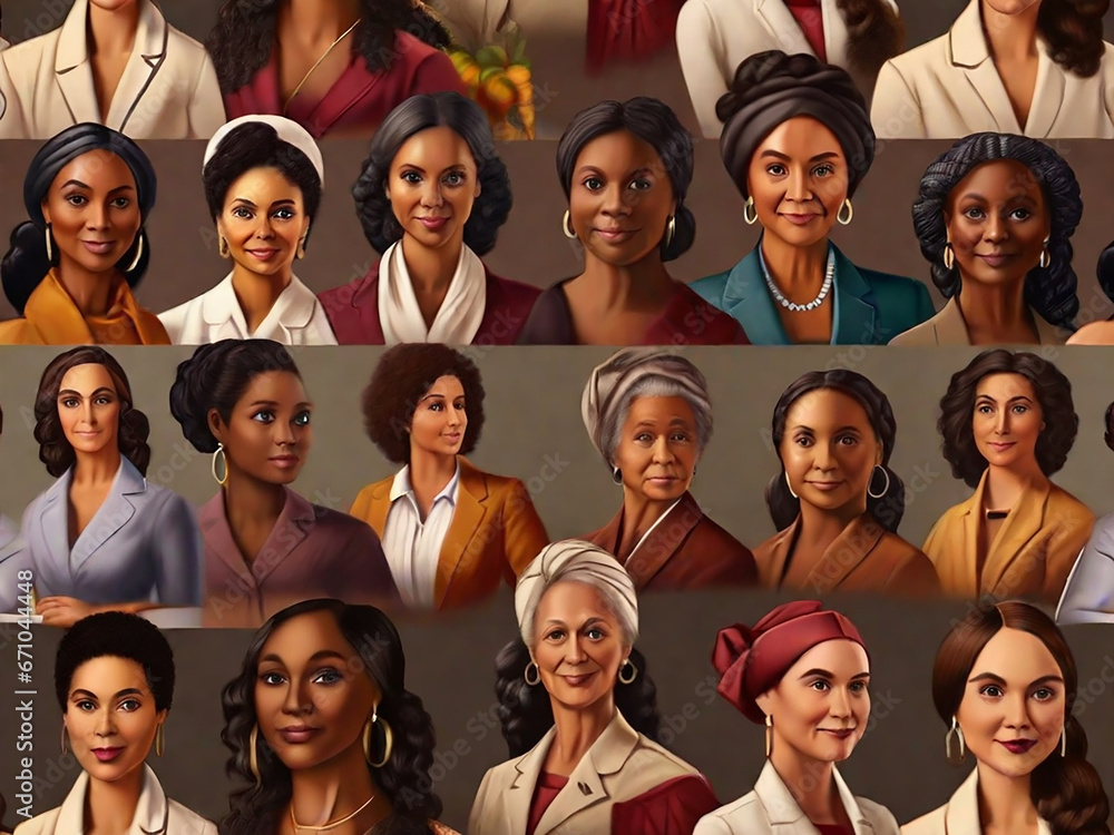 Women's History Day. Generative AI Women's History Day. Generative AI