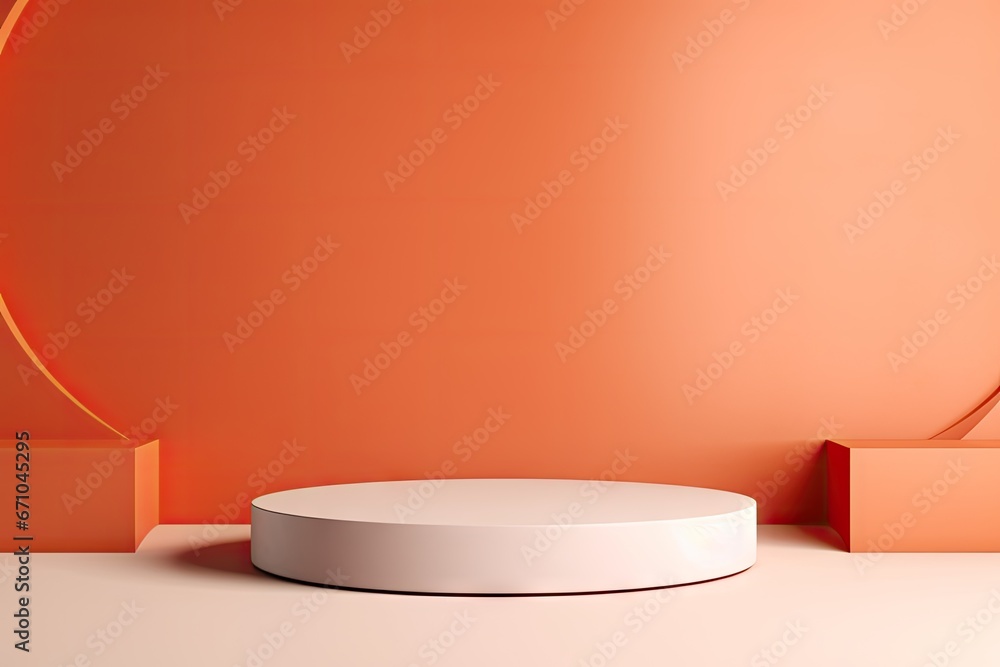 Abstract minimal concept, modern coral rose orange Abstract minimal concept, modern coral rose orange