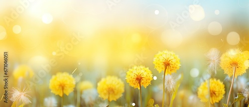 Beautiful colorful summer spring natural flower background